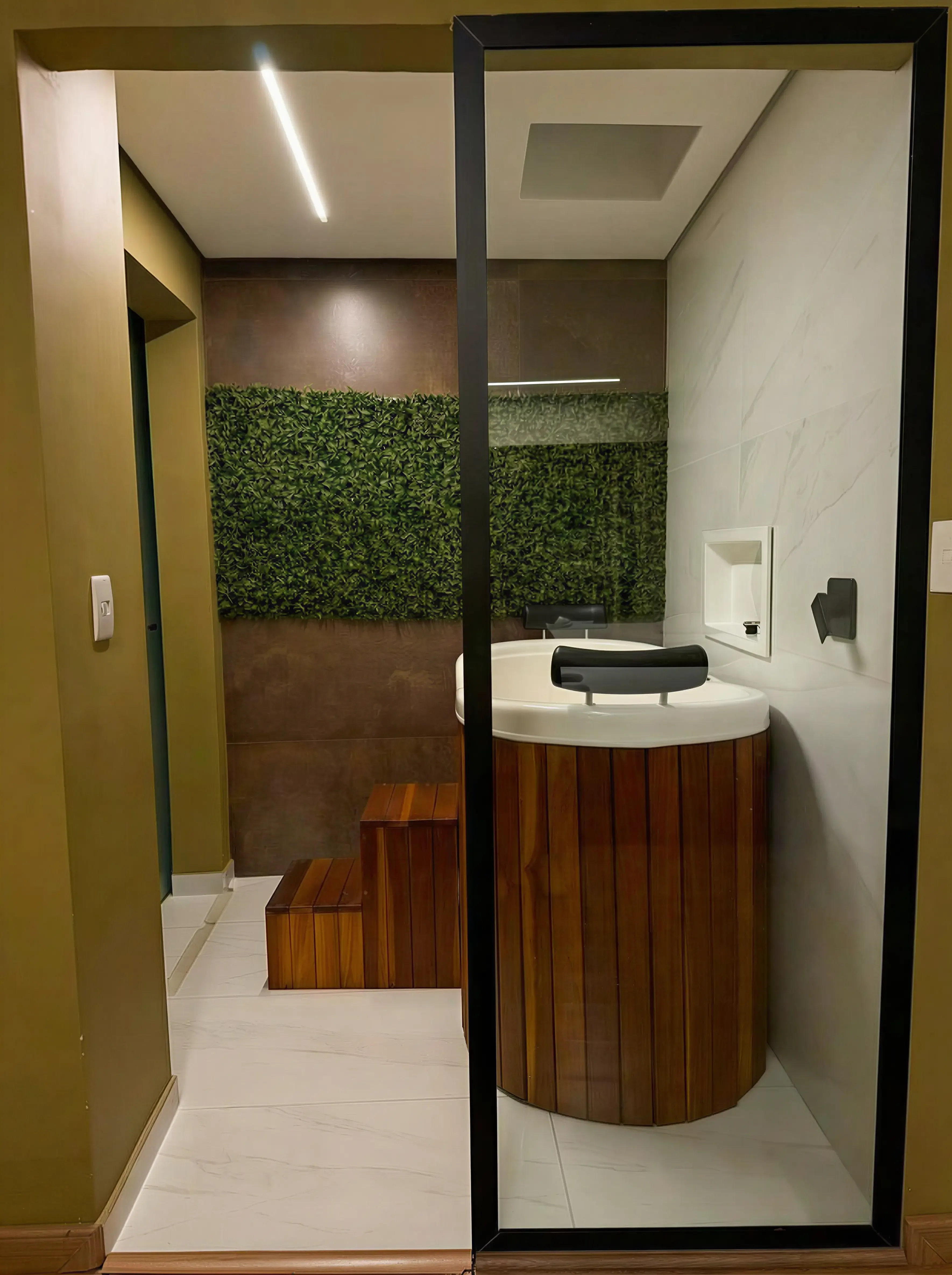 O espaço foi planejado para garantir conforto e privacidade.